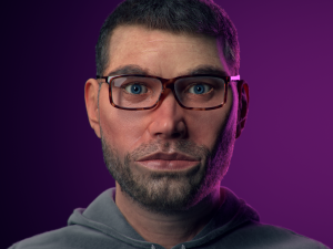 Realistic Human Portrait 3D Model