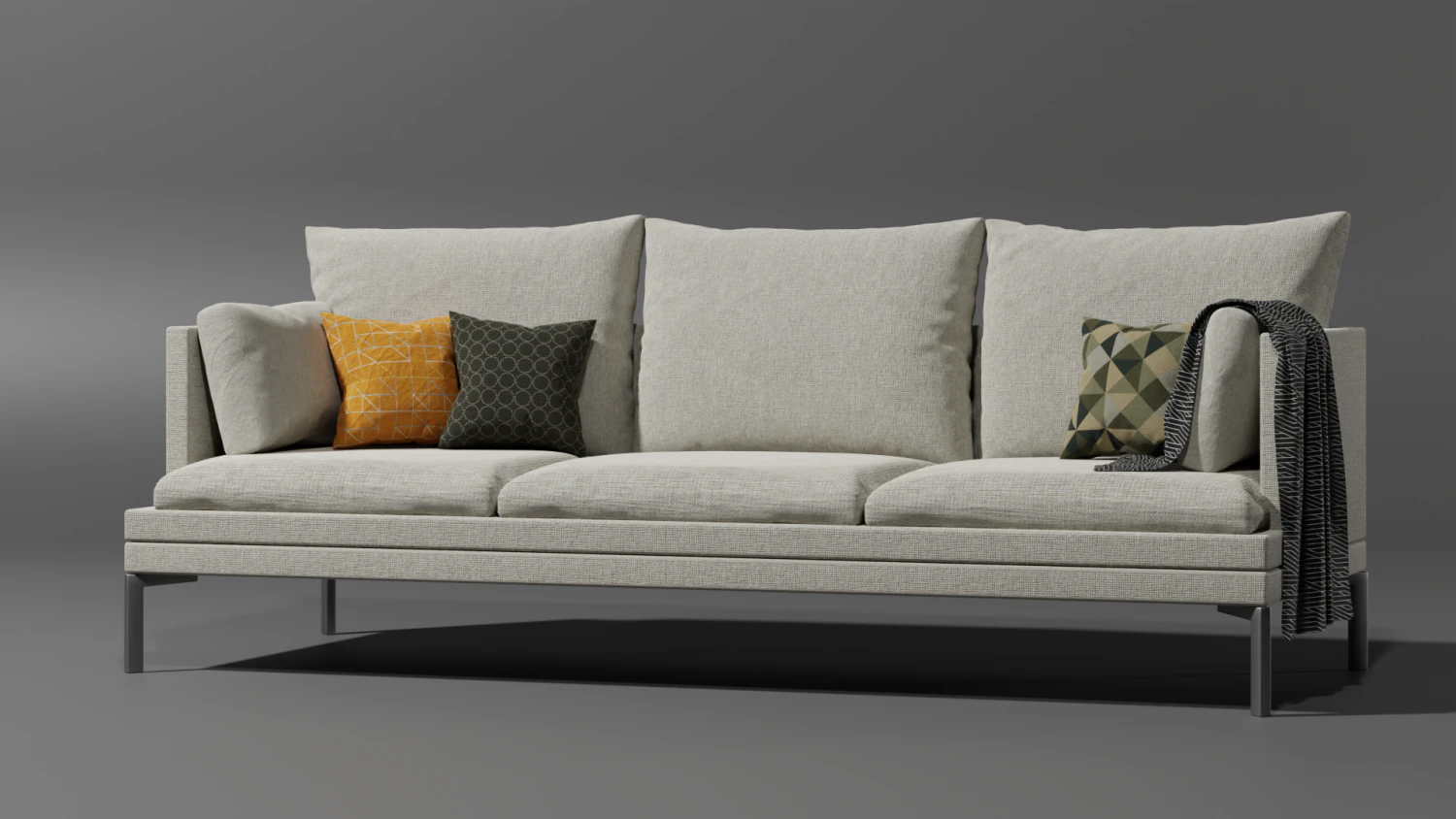 Comfy Coach 3D Model .c4d .max .obj .3ds .fbx .stl .blend 