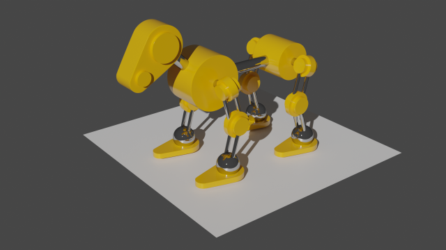 Lego-dog Modelo 3D .c4d .max .obj .3ds .fbx .stl .blend 