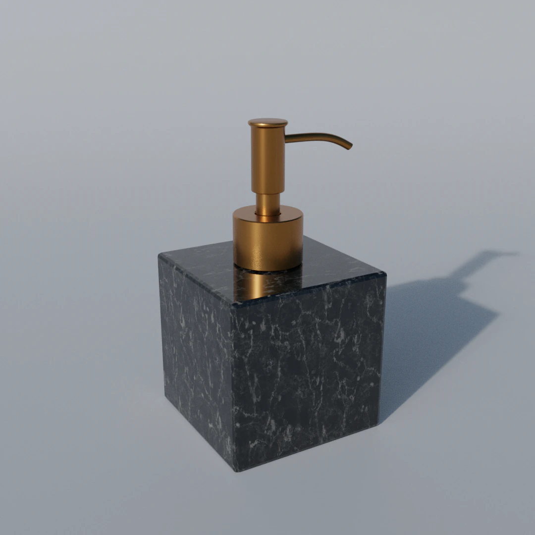 Soap dispenser 3D Model .c4d .max .obj .3ds .fbx .stl .blend
