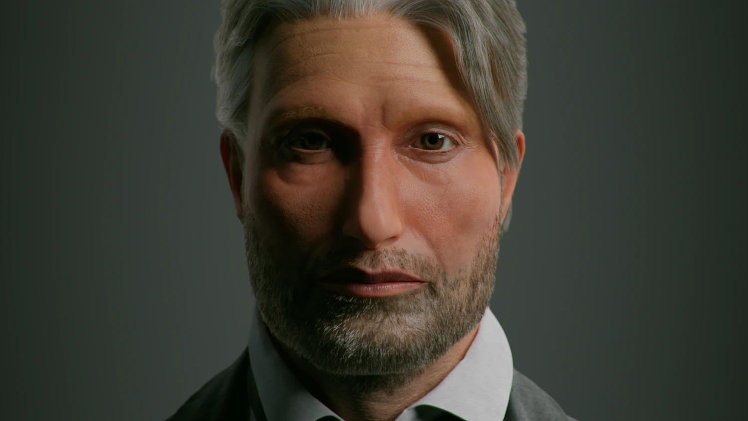 Mads Mikkelsen 3D Model .c4d .max .obj .3ds .fbx .stl .blend 