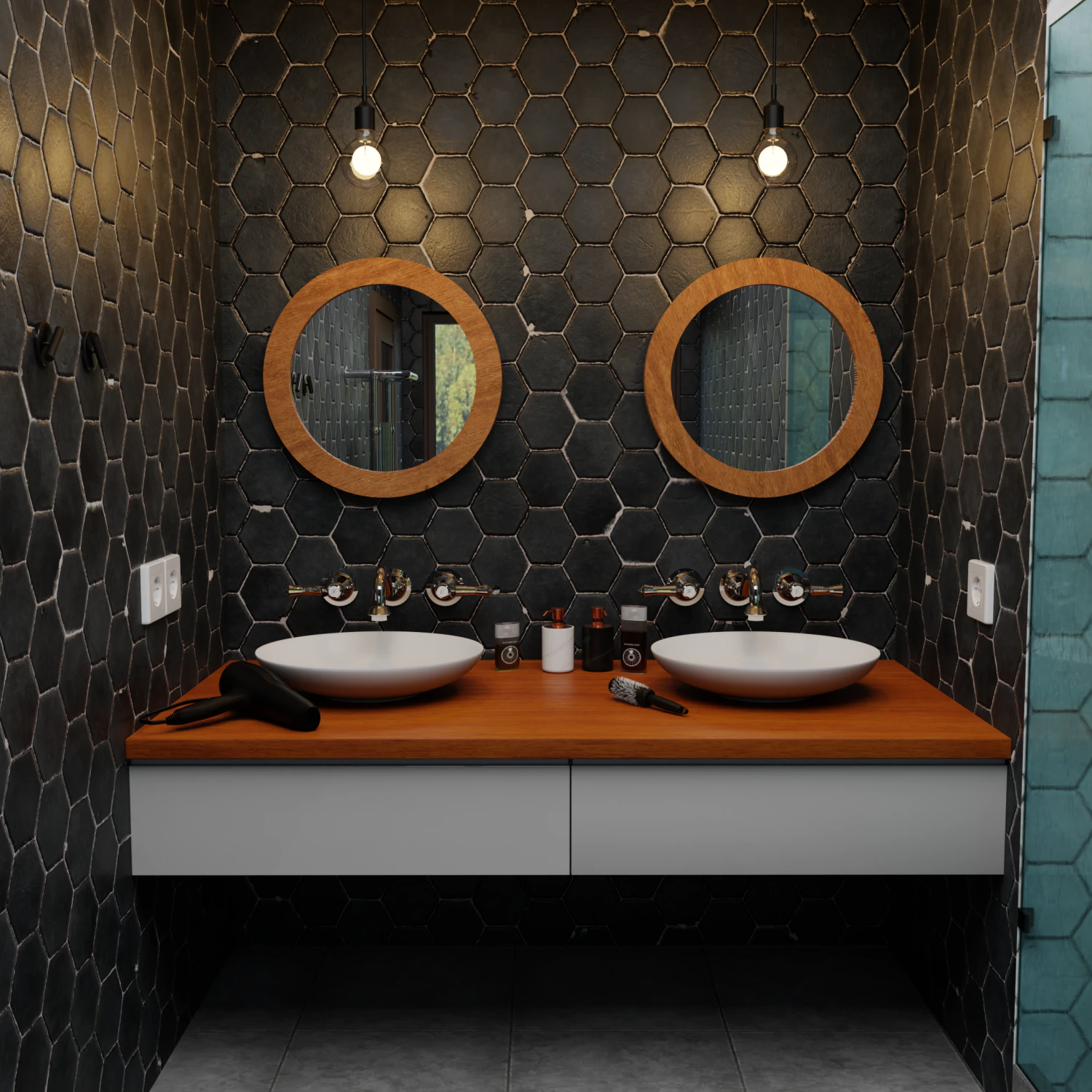 Bathroom Interior Design 3D Model .c4d .max .obj .3ds .fbx .stl .blend 