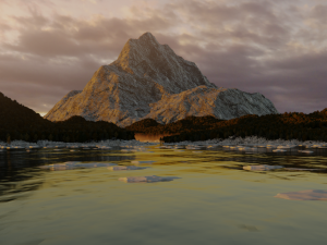 Mountain Landscape 3D 模型