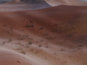 Desert Landscape 3D Model