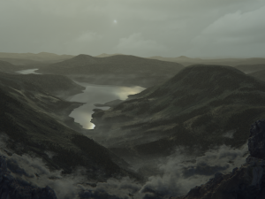 Scottish Lake Landscape Modelo 3D