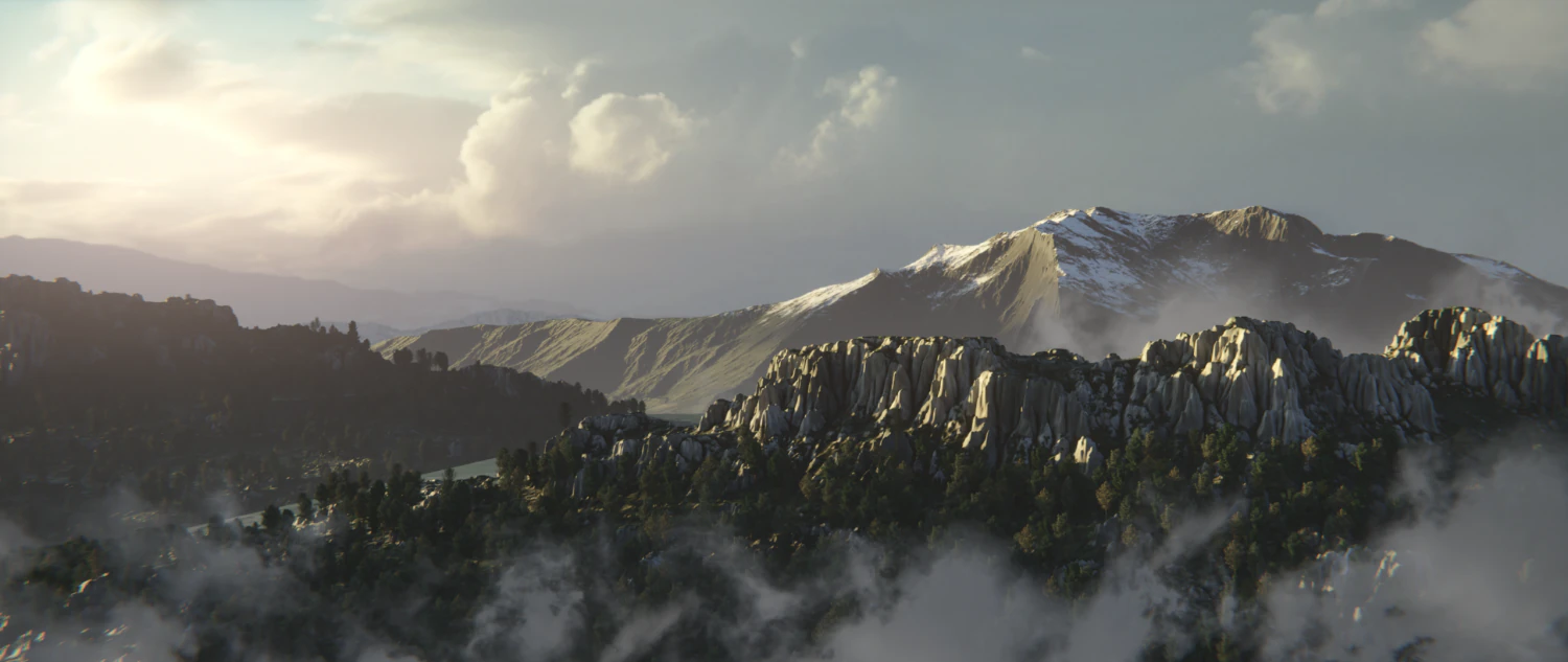 Yayla Manzarası 3D Model .c4d .max .obj .3ds .fbx .stl .blend 