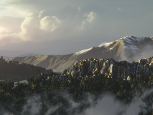 Highlands Landscape 3D Модель