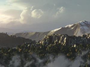 Yayla Manzarası 3D Model