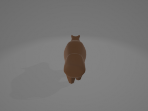 A simple bear 3D Model