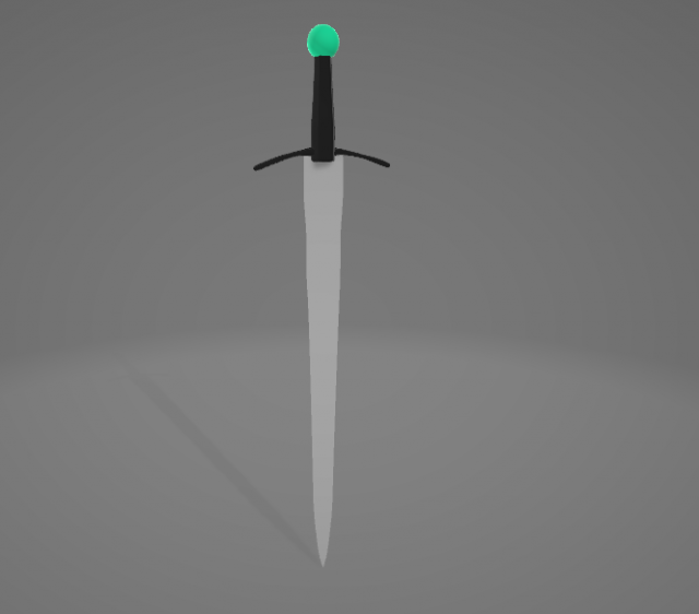 Sword 3D Model .c4d .max .obj .3ds .fbx .stl .blend