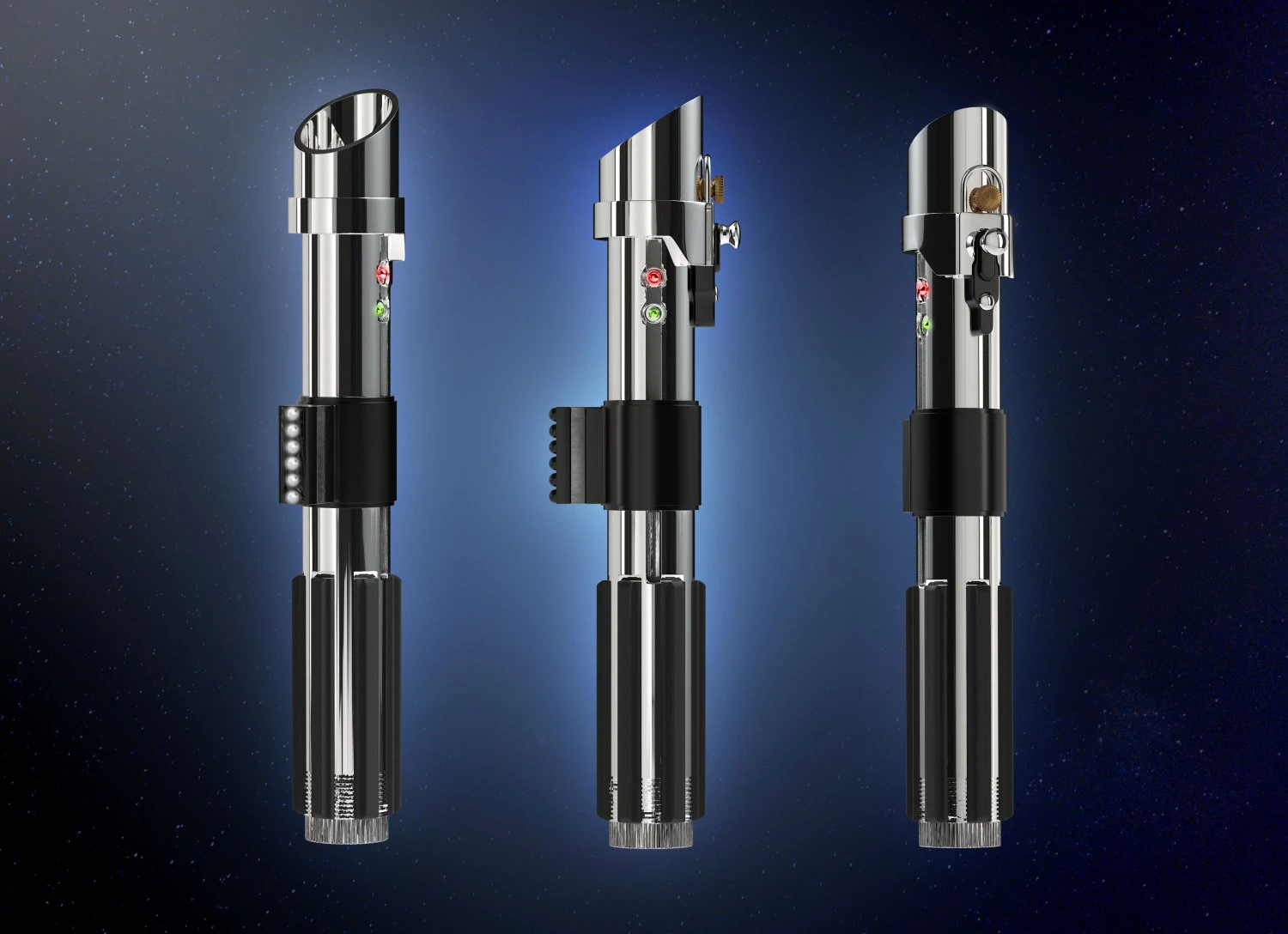 Anakin Skywalker lightsaber Attack of the Clones Episode II 3D Print Model .c4d .max .obj .3ds .fbx .stl .blend 