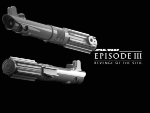 Anakin Skywalker lightsaber Revenge of the Sith Episode III 3D Print Model