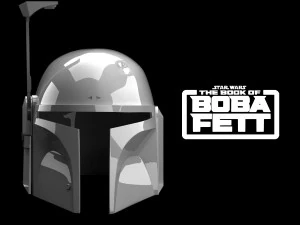 Capacete Boba Fett Livro de Boba Fett Modelo de Impressão 3D