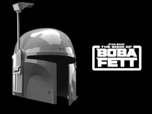 Boba Fett helmet Book of The Boba Fett 3D Print Model