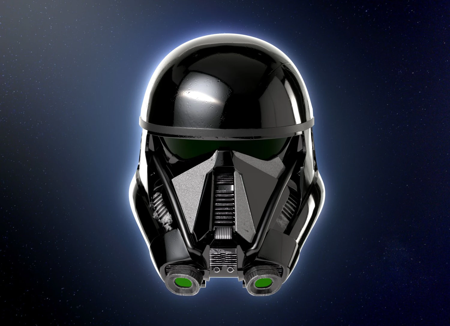 Death Trooper helmet Rogue One 3D Print Model .c4d .max .obj .3ds .fbx .stl .blend