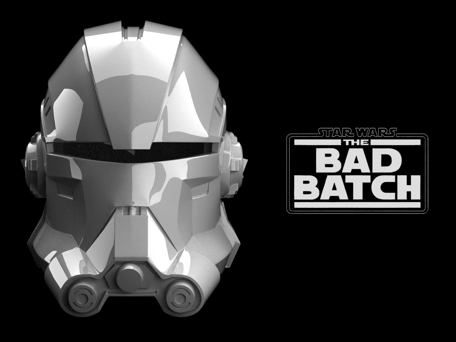 Echo helmet The Bad Batch 3D Print Model .c4d .max .obj .3ds .fbx .stl .blend 