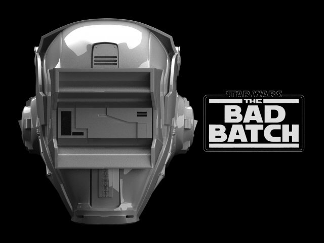 ECHO DROID helmet The Bad Batch Model do druku 3D .c4d .max .obj .3ds .fbx .stl .blend 