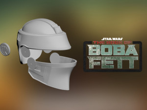 Fennec Shand helmet The book of Boba Fett 3D Print Model