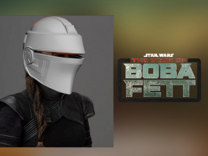 Fennec Shand helmet The book of Boba Fett 3D Print Model
