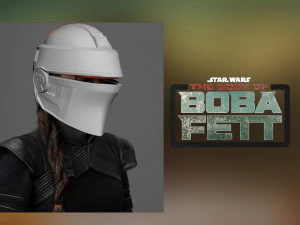Fennec Shand helmet The book of Boba Fett 3D Print Model