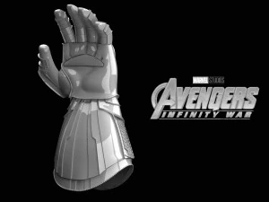 Guantelete del Infinito Thanos Vengador Infinity War Endgame Modelo de impresión 3D