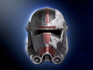 Capacete de ca&ccedil;ador The Bad Batch Modelo de Impressão 3D