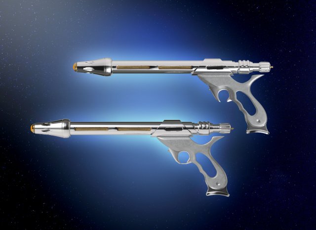 JANGO FETT blaster Attack of The Clones Model Cetak 3D .c4d .max .obj .3ds .fbx .stl .blend 