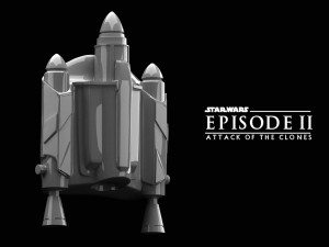 JANGO FETT Jetpack Attack of the Clones Modelo de impresión 3D