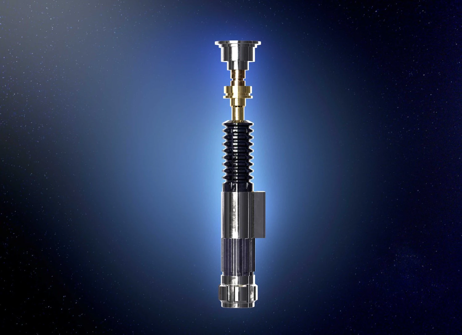 Obi Wan Kenobi lightsaber Episode III Revenge of the Sith 3D Print Model .c4d .max .obj .3ds .fbx .stl .blend