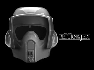 Scout Trooper helmet Return of The Jedi Model do druku 3D