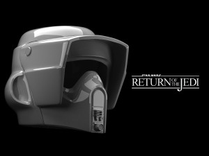 Scout Trooper helmet Return of The Jedi Model do druku 3D