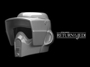 Scout Trooper helmet Return of The Jedi Model do druku 3D
