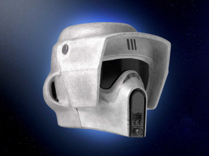 Scout Trooper helmet Return of The Jedi Model do druku 3D