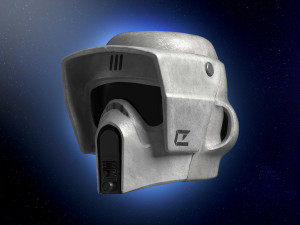 Scout Trooper helmet Return of The Jedi Model do druku 3D