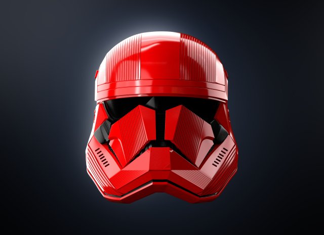 Sith Trooper helmet The Rise of Skywalker 3D-printmodel .c4d .max .obj .3ds .fbx .stl .blend 
