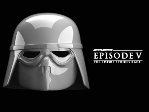 Snow trooper helmet Empire Strikes Back 3D-printmodel