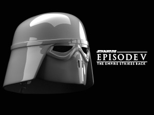 Snow trooper helmet Empire Strikes Back 3D-printmodel