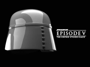 Snow trooper helmet Empire Strikes Back 3D Print Model
