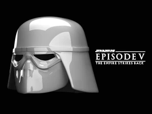 Snow trooper helmet Empire Strikes Back 3D Print Model