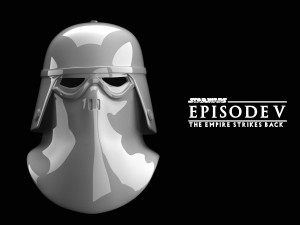 Snow trooper commander helmet Empire Strikes Back 3D Print Model