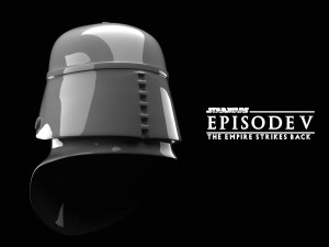 Snow trooper commander helmet Empire Strikes Back 3D Baskı Modeli