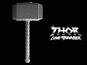 Thor hammer Mjolnir Mighty Thor Jane Foster Thor Love and Thunder 3D Принт Модель