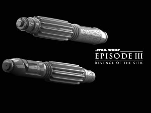 Mace Windu Lightsaber Revenge of the Sith Episode III 3D-printmodel