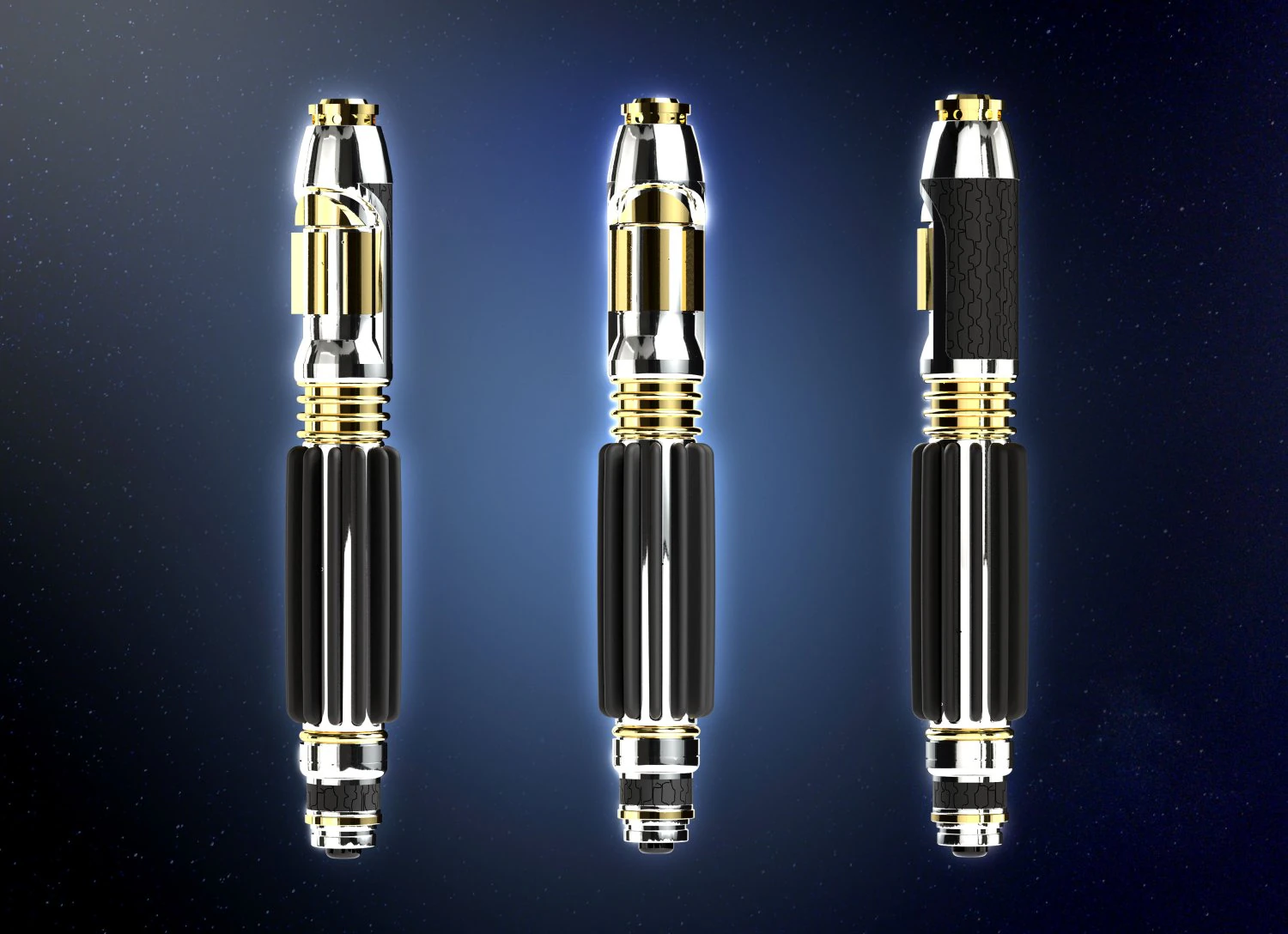 Mace Windu Lightsaber Revenge of the Sith Episode III 3D Print Model .c4d .max .obj .3ds .fbx .stl .blend 