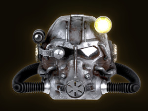 Fallout Power Armor Helmet t-60 3d print model 3D Print Model