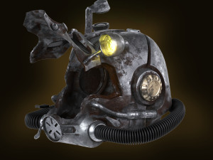 Fallout Power Armor Helmet t-60 3d print model 3Dプリントモデル