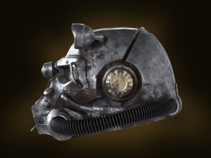 Fallout Power Armor Helmet t-60 3d print model 3Dプリントモデル