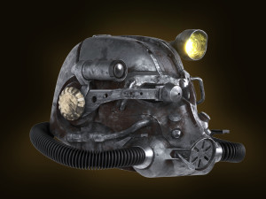 Fallout Power Armor Helmet t-60 3d print model 3Dプリントモデル