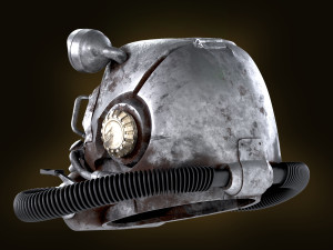 Fallout Power Armor Helmet t-60 3d print model 3Dプリントモデル