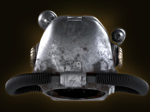 Fallout Power Armor Helmet t-60 3d print model 3Dプリントモデル